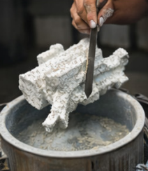 Coat with Slurry