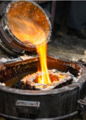 Pour Molten Metal